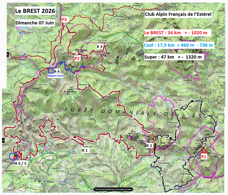 LES PARCOURS DU BREST 2026 LES PARCOURS DU BREST 2026