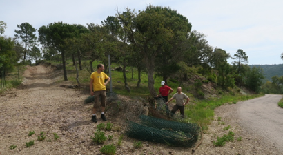 Travaux du club dans l'Esterel Travaux du club dans l'Esterel